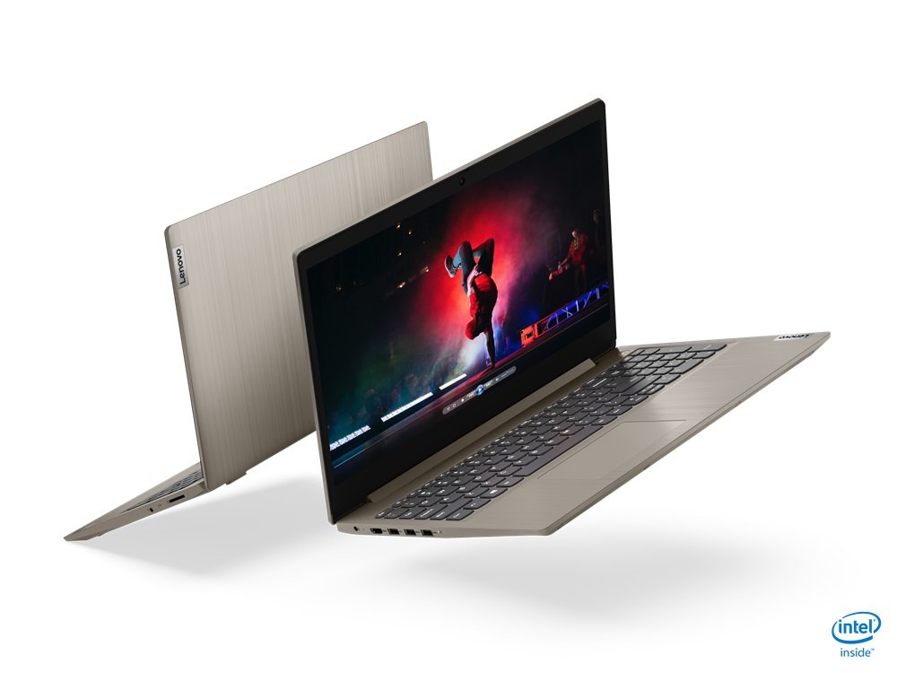 Laptop LENOVO IdeaPad 3 Skos przód i tył
