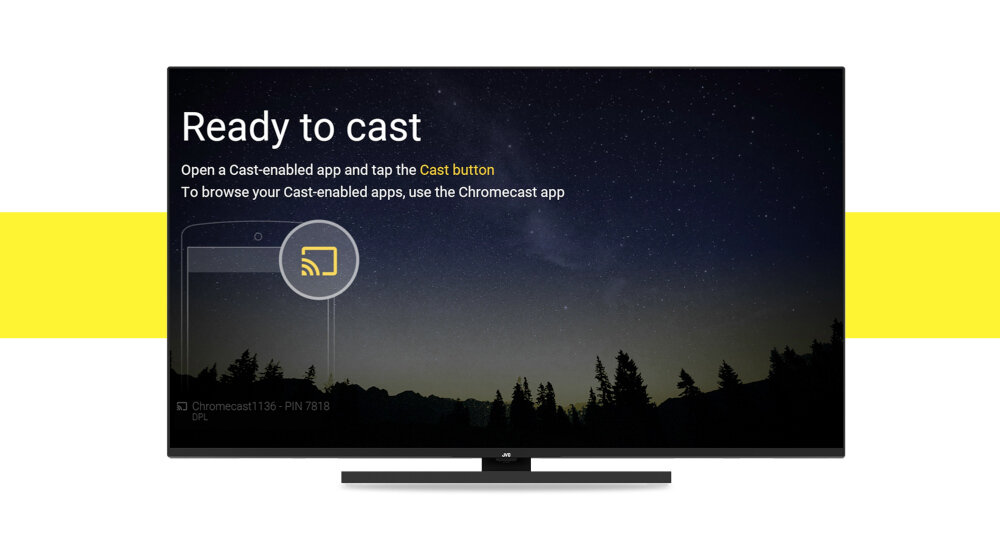 Telewizor JVC LED LT-55VA8000 - chromecast