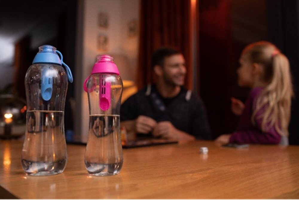 Butelka filtrująca DAFI Soft 300 ml Różowy + filtr węglowy kv początek opisu