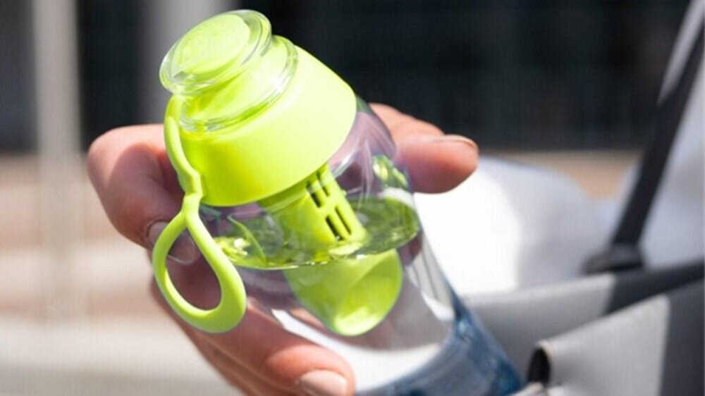 Butelka filtrująca DAFI Soft 300 ml Zielony + filtr węglowy szybko, intensywnie, wygodne rowiązanie, lekka i poręczna butelka, zawsze gotowa do użycia