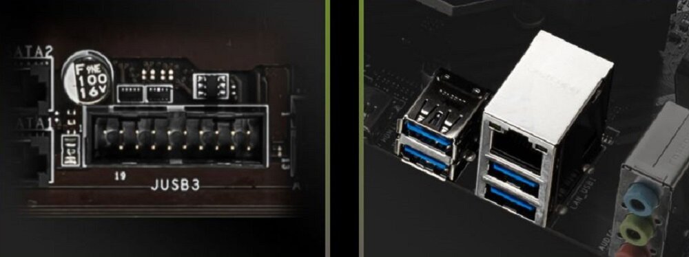 Płyta główna MSI Mag B460M Bazooka  - ZLACZA usb 