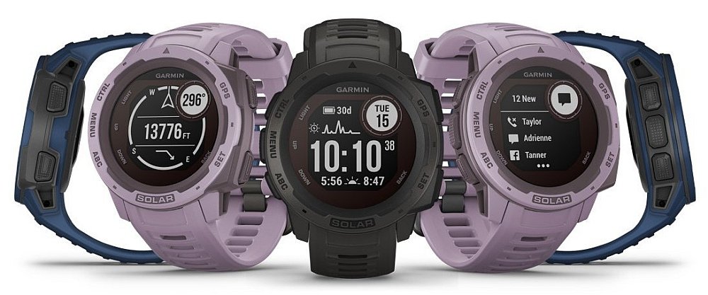 Zegarek sportowy GARMIN Instinct Solar gps nawigacja lokalizacja sygnał sos