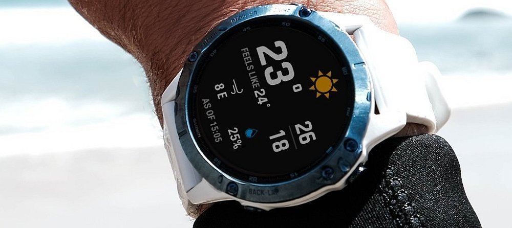 Zegarek sportowy GARMIN Fenix 6 Solar bateria