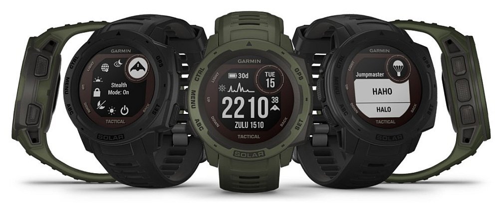 Zegarek sportowy GARMIN Instinct Solar odpornosc obudowa pasek szkło ekran wyświetlacz