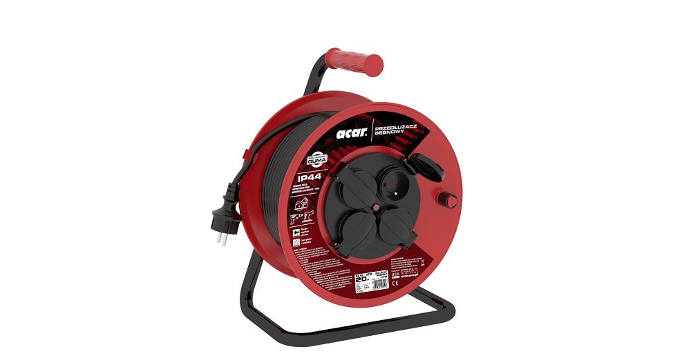 Przedłużacz ACAR M02112 (20m) widok front