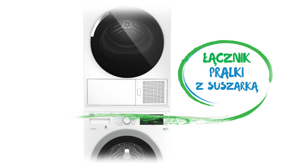 Suszarka BEKO MDH8634RXS łącznik pralka suszarka