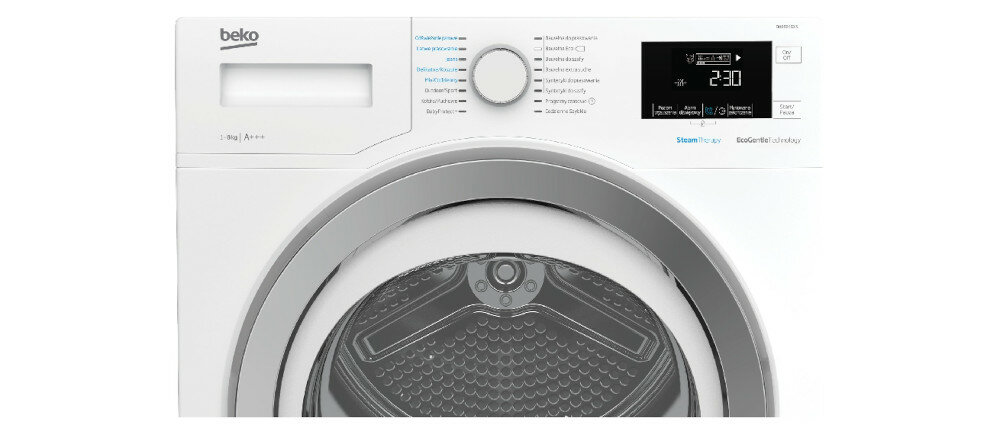 Suszarka BEKO MDH8634RXS zablokowanie przycisków