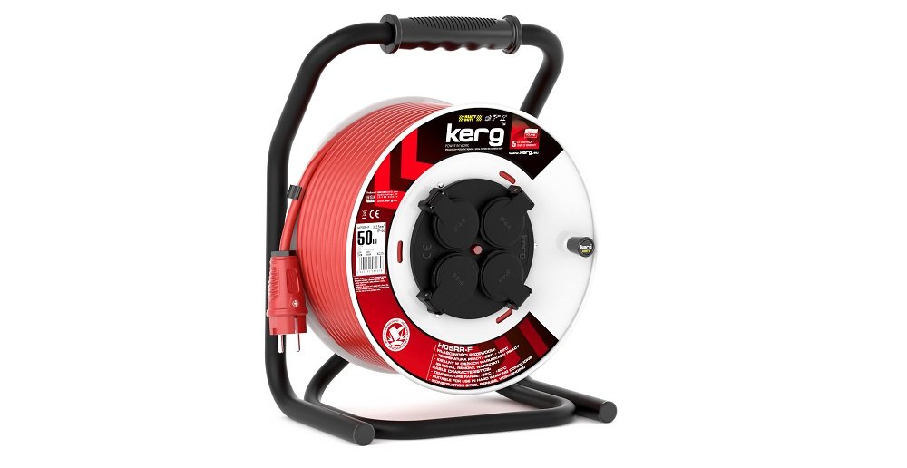 Przedłużacz KERG W2214 (50 m, 3x 2.5mm) widok ogólny front
