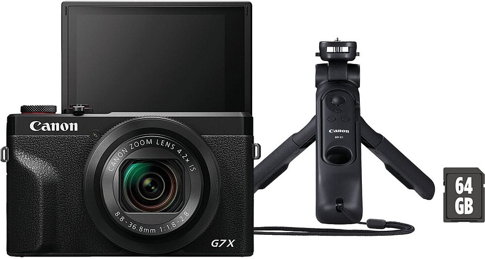 Aparat CANON PowerShot G7 X Mark III matryca obiektyw zdjęcia autofocus stabilizacja ekran format filmy rozdzielczość wifi ogniskowa przysłona seria