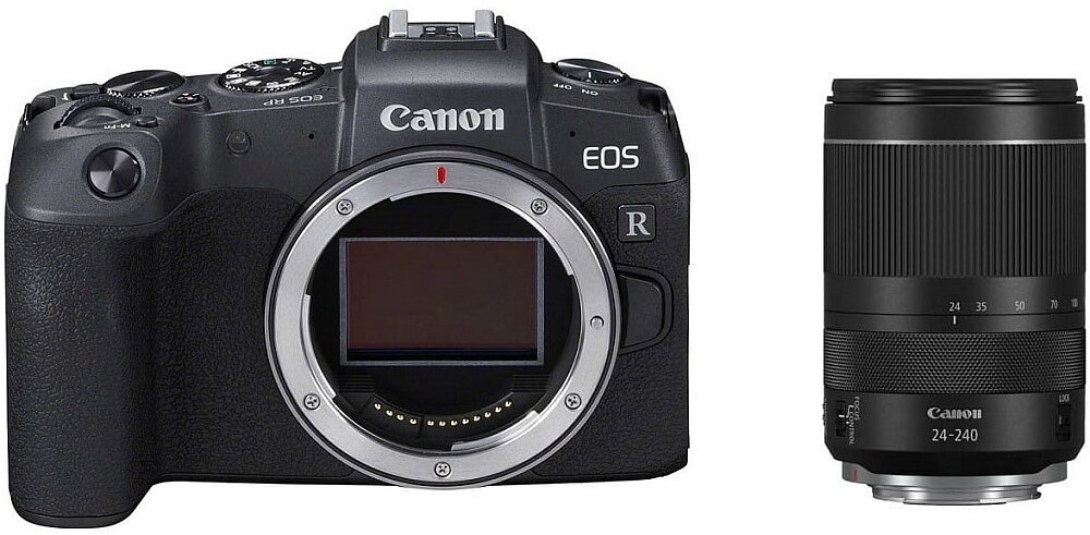 Aparat CANON EOS RP matryca obiektyw zdjęcia przysłona af ekran bateria
