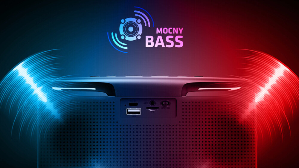 Głośnik mobilny XBLITZ Harmony - bas