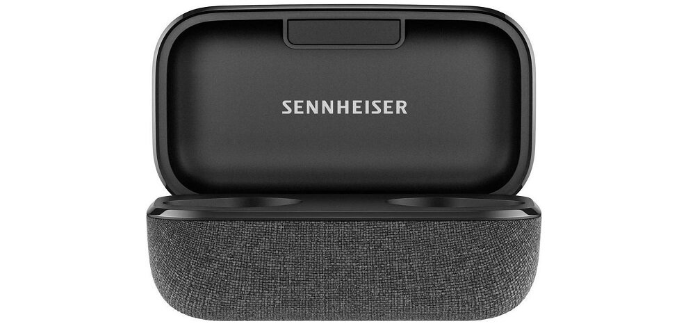 Słuchawki dokanałowe SENNHEISER Momentum TWS 2 Czarny eyui ładujące front