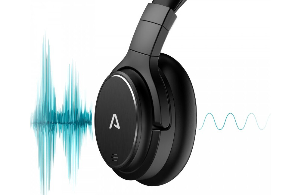 SŁUCHAWKI BLUETOOTH LAMAX NOISECOMFORT ANC NAUSZNE CZARNE aktywna redukcja szumów