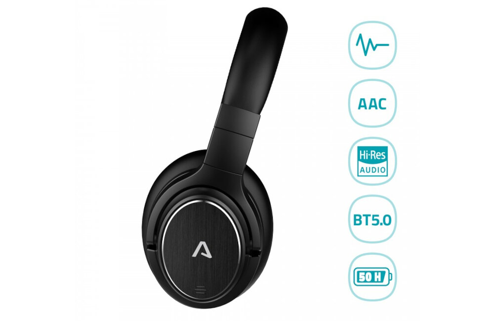 SŁUCHAWKI BLUETOOTH LAMAX NOISECOMFORT ANC NAUSZNE CZARNE impedancja pasmo przenoszenia membrana