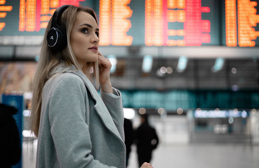 SŁUCHAWKI BLUETOOTH LAMAX NOISECOMFORT ANC NAUSZNE CZARNE