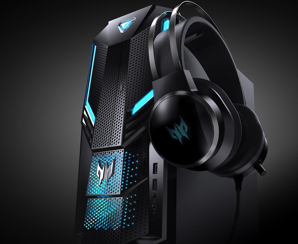 Komputer ACER Predator Orion 3000 funkcjonalny uchwyt na słuchawki