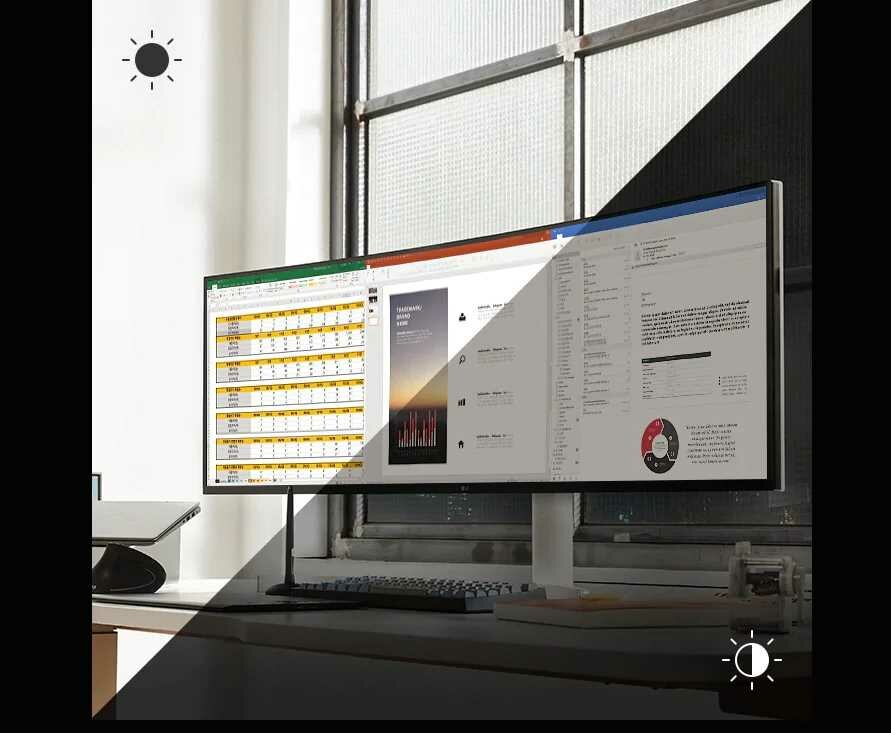 Monitor LG 49WL95C 49 5120x1440px IPS Curved - Automatyczna kontrola jasności