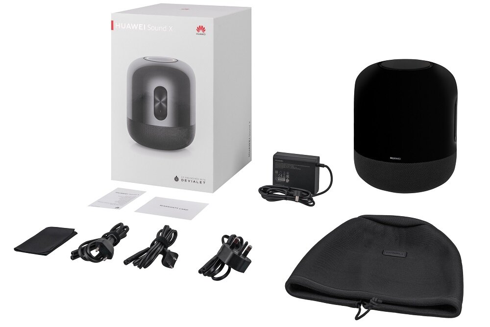 Głośnik mobilny HUAWEI Sound X Zestaw zasilacz instrukcja obsługi