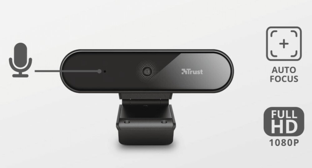 Kamera internetowa TRUST Tyro wyglad brzmienie gra streaming rozdzielczosc hd  