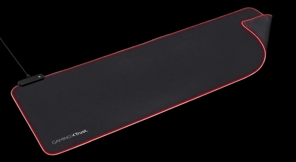 Podkładka TRUST GXT 764 Glide-Flex RGB XXL swoboda rozmiar antyposlizgowa warstwa