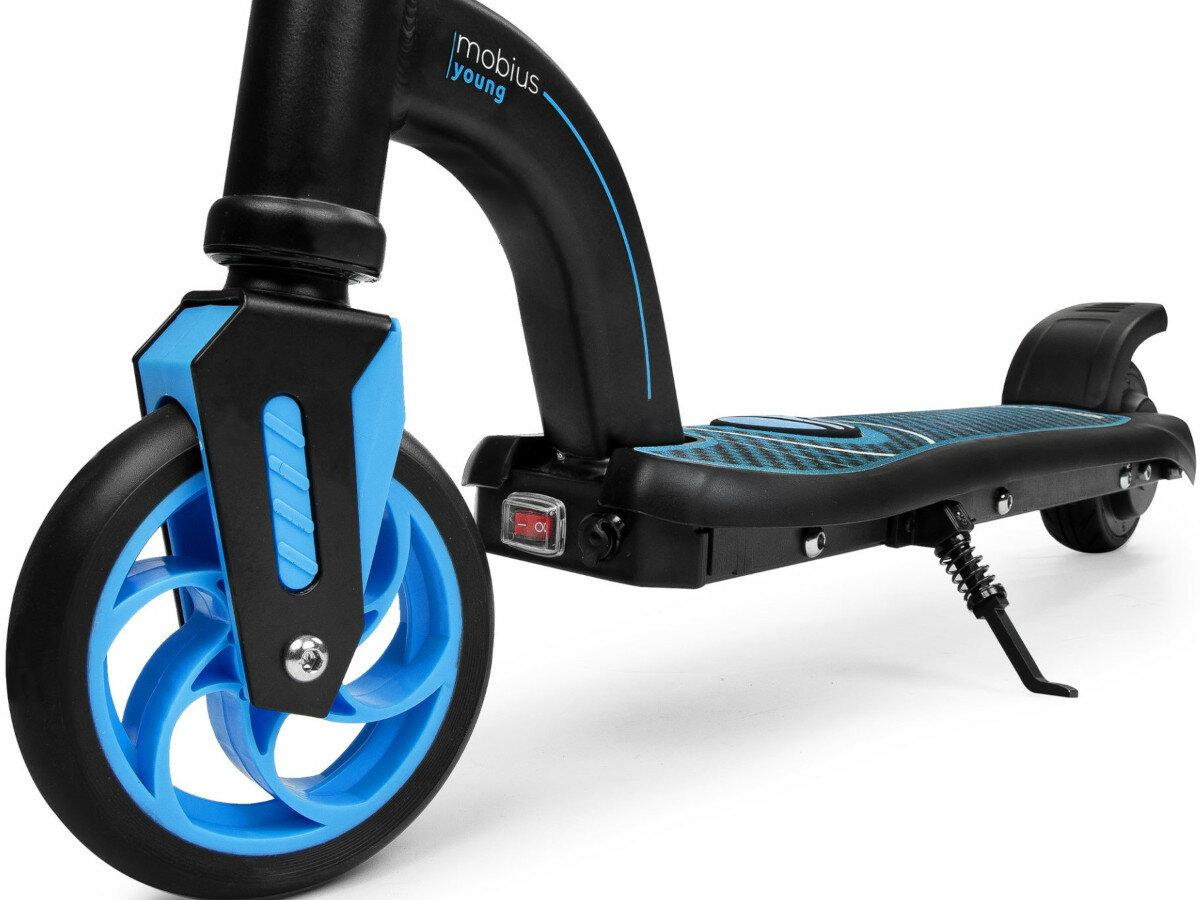 Hulajnoga elektryczna SPOKEY Mobius Young Czarno-niebieski silnik akumulator