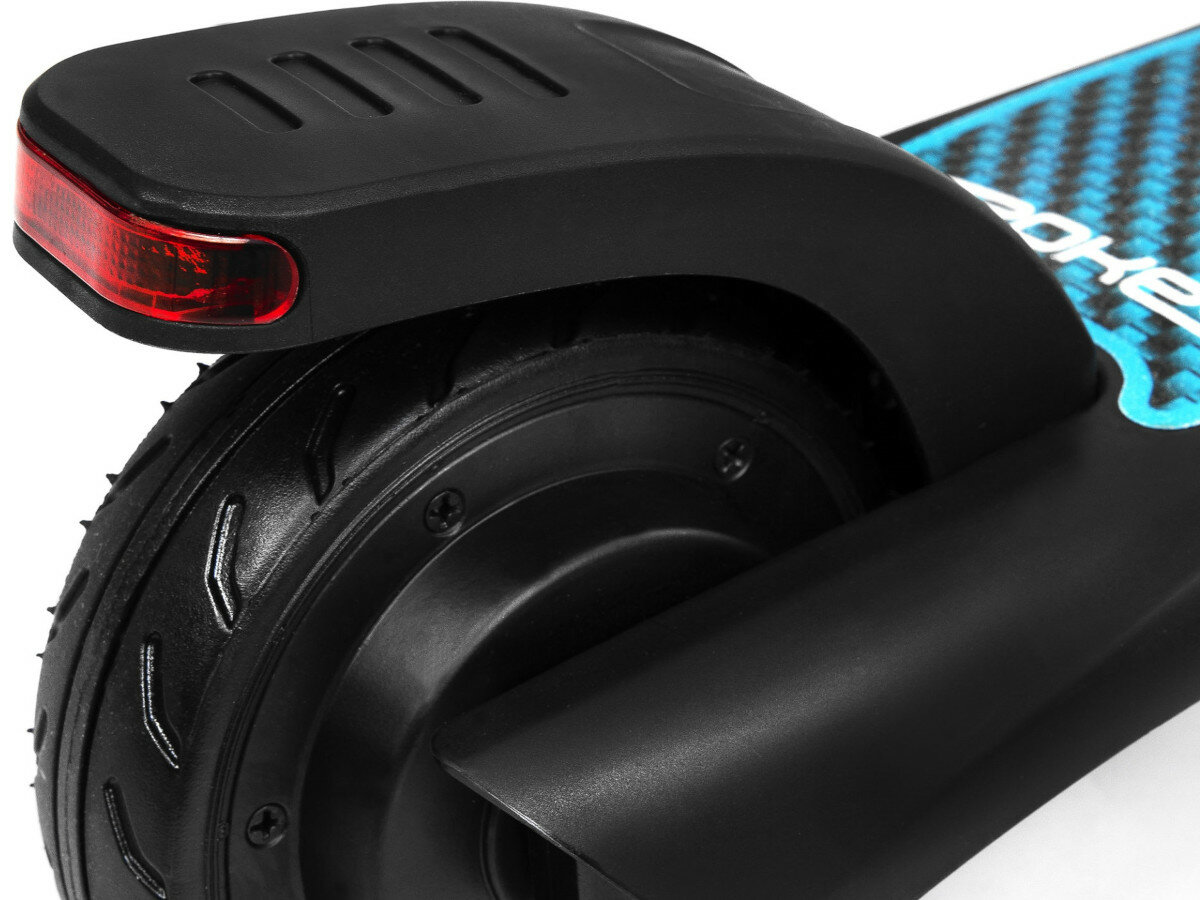 Hulajnoga elektryczna SPOKEY Mobius Young Czarno-niebieski hamulec lampa amortyzator