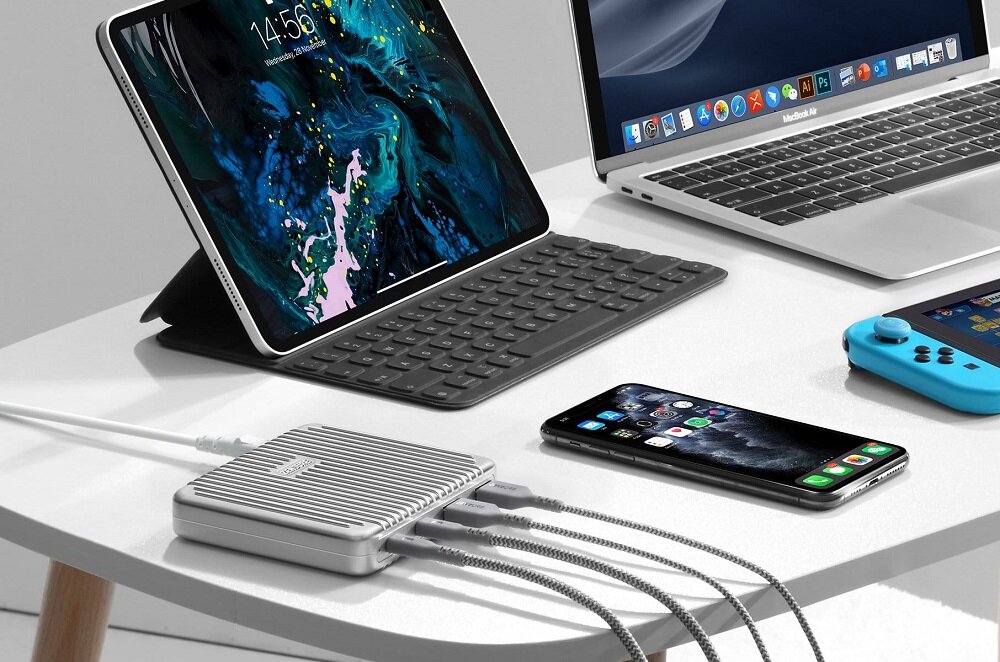 ŁADOWARKA BIURKOWA ZENDURE SUPER PORT 4 4 gniazda usb c usb a