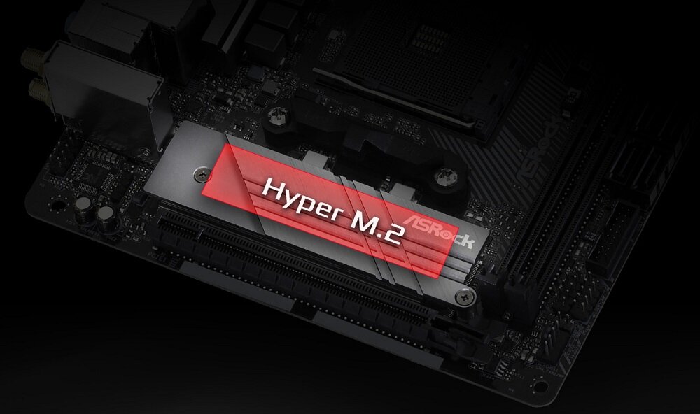 Płyta główna ASROCK B550M-ITX-ac - obsluga pamieci masowej