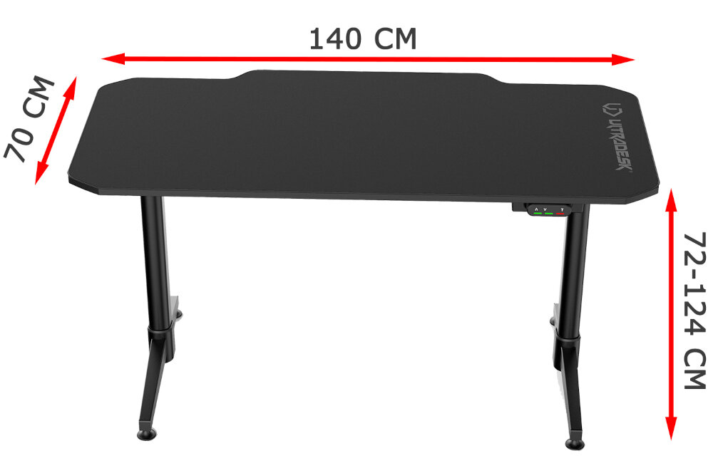 Biurko ULTRADESK Level wymiary waga