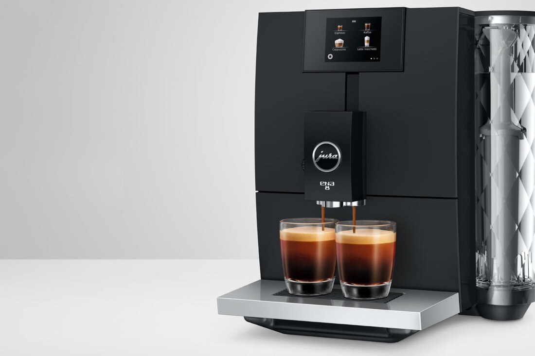 Ekspres JURA ENA 8 Full Black proces ekstrakcji pulsacyjnej wysoka jakosc mlynek Aroma G3