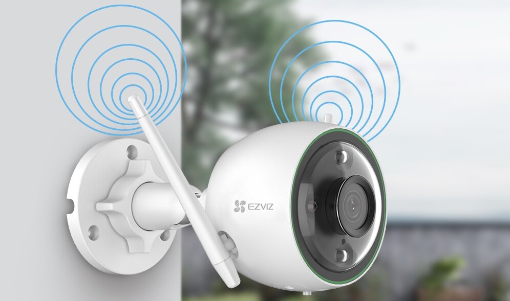 Kamera monitorująca EZVIZ C3N - Stabilne połączenie 2 anteny