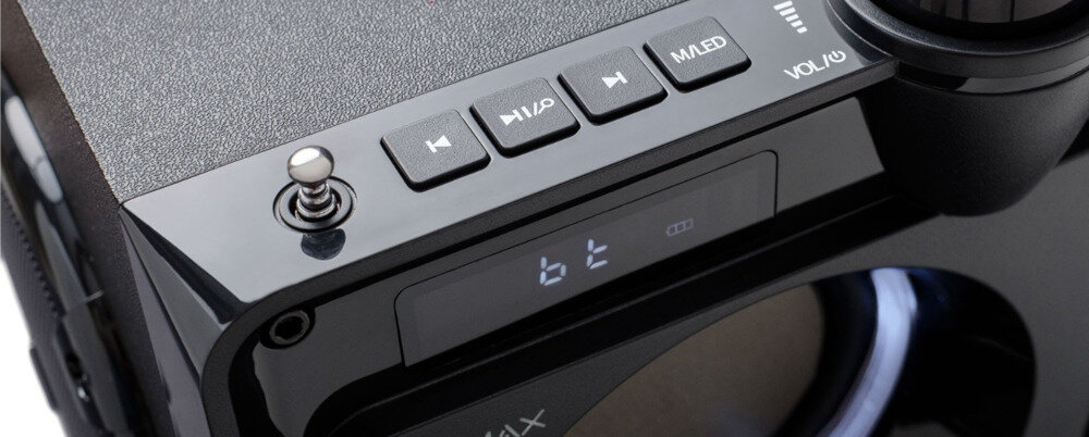 Głośnik mobilny OVERMAX Soundbeat 5.0 Czarny - Łączność Bluetooth