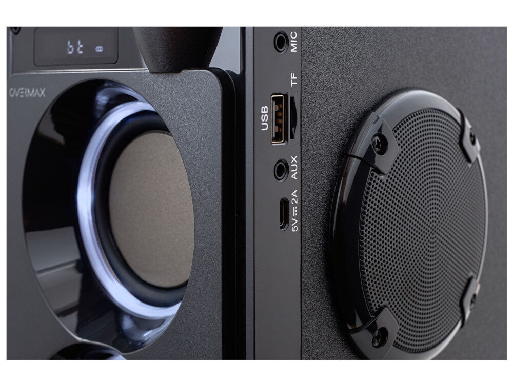 Głośnik mobilny OVERMAX Soundbeat 5.0 Czarny - Łączność Bluetooth