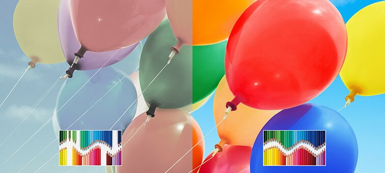 Telewizor SONY LED KD-X7055BAEP - technologia TRILUMINOS