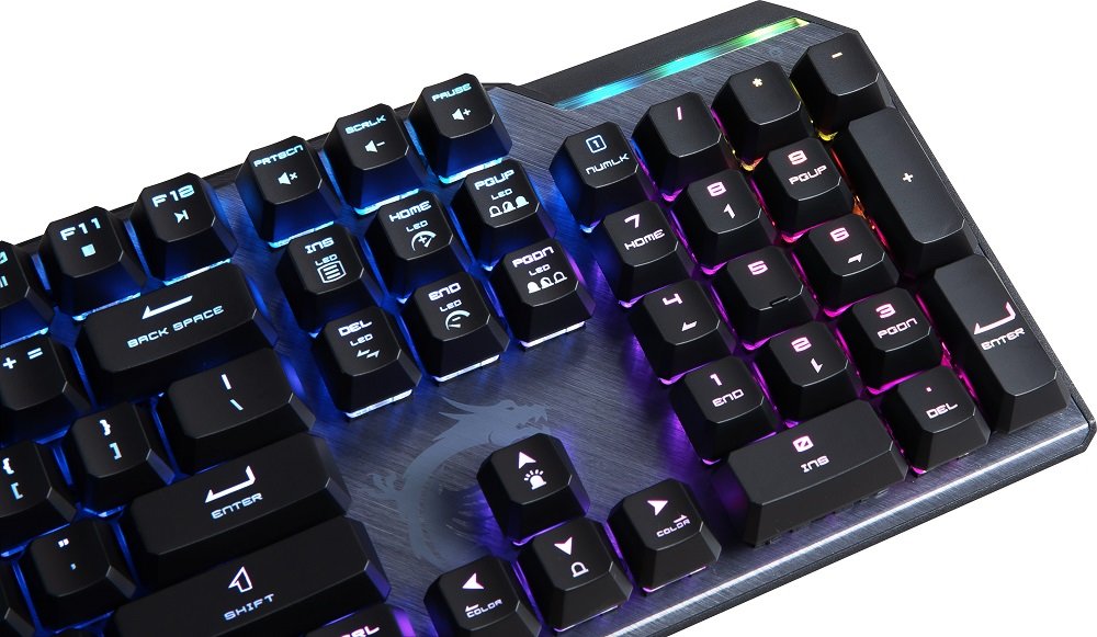 Klawiatura MSI Vigor GK50 Elite Box Num Cyfry