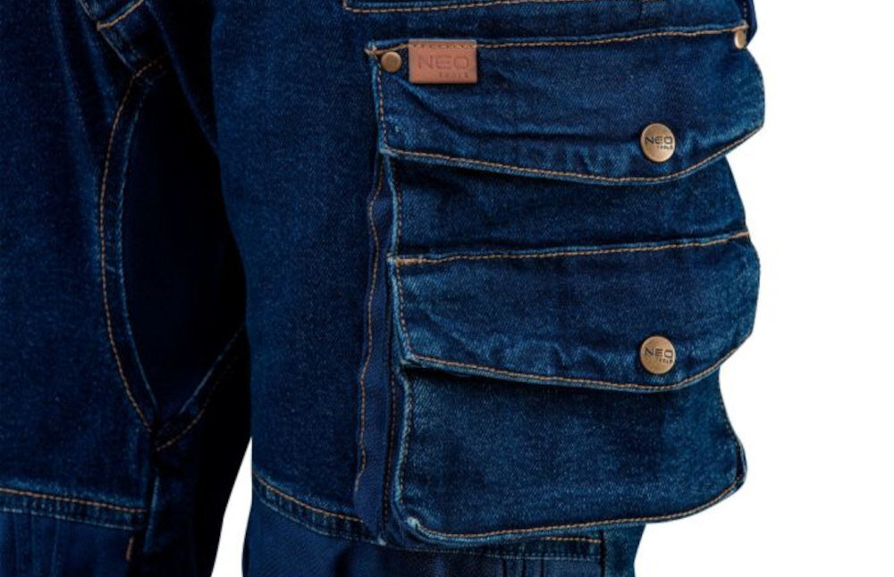  Spodnie robocze NEO TOOLS 81-228-M (rozmiar M/50) Praktyczne kieszenie wielofunkcyjne pojemne  wygodne przechowywanie