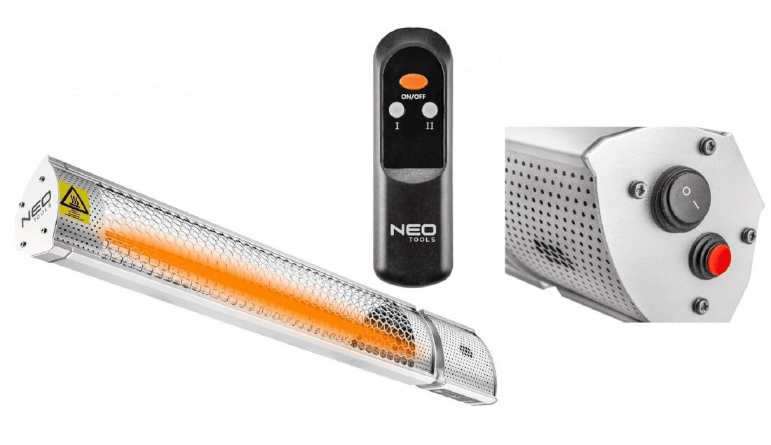 Promiennik NEO 90-030 niska waga kompaktowe wymiary wyposazenie komplet zestaw pilot sterowanie