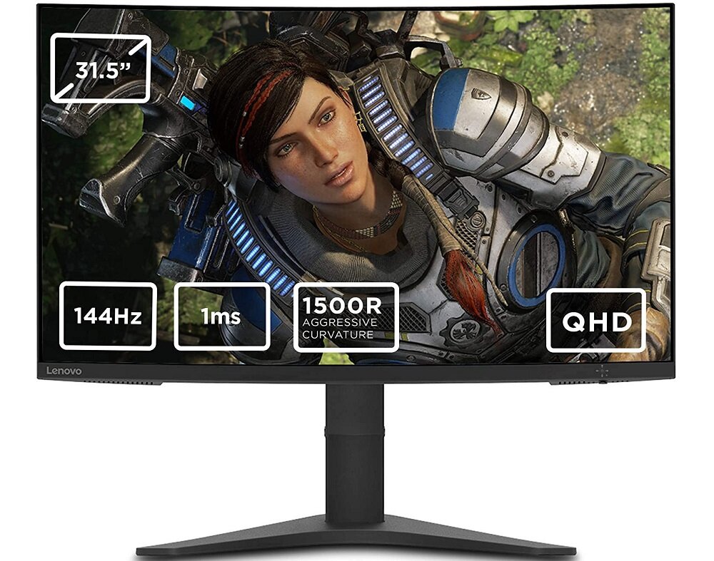 Monitor LENOVO G32QC-10 dla graczy wysoka jakosc obrazu