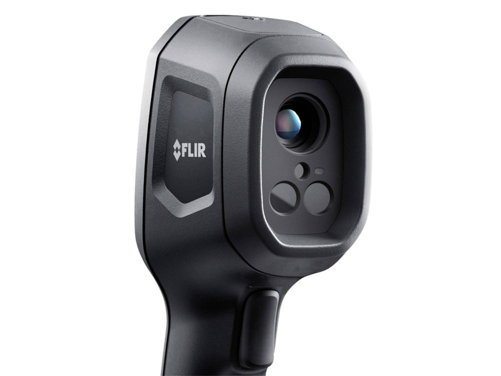 FLIR TG165-X FLIR TG165-X gorące punkty zimne strefy obrazie termicznym jednopunktowego termometru wyświetla pełny obraz diagnozowanego obiektu - kamera od przodu na białym tle
