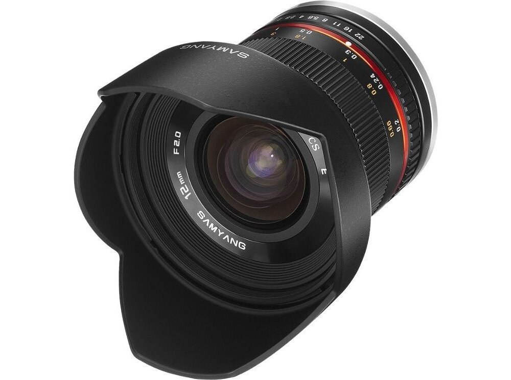 Obiektyw SAMYANG 12 mm f-2.0 NCS CS konstrukcja