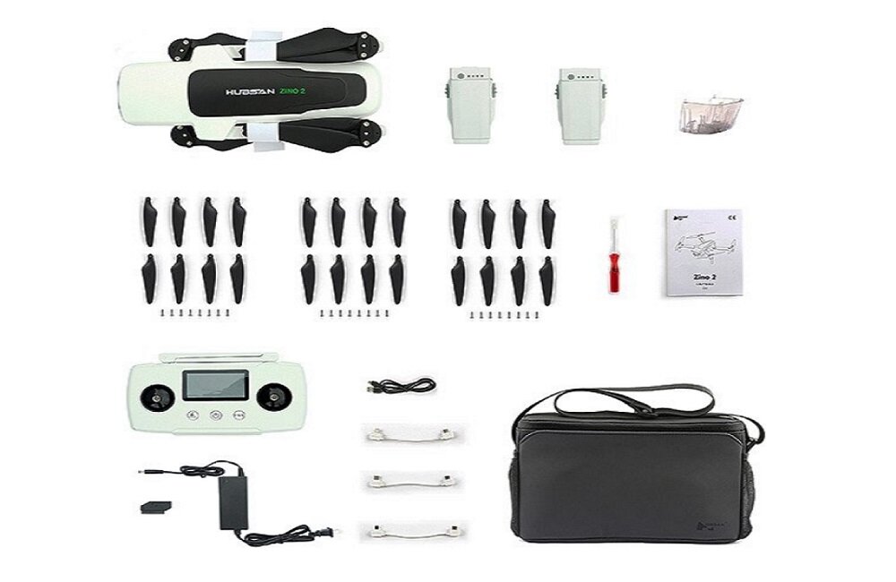 DRON HUBSAN ZINO 2 COMBO baterie ładowarki śrubokręty USB lekki wytrzymały