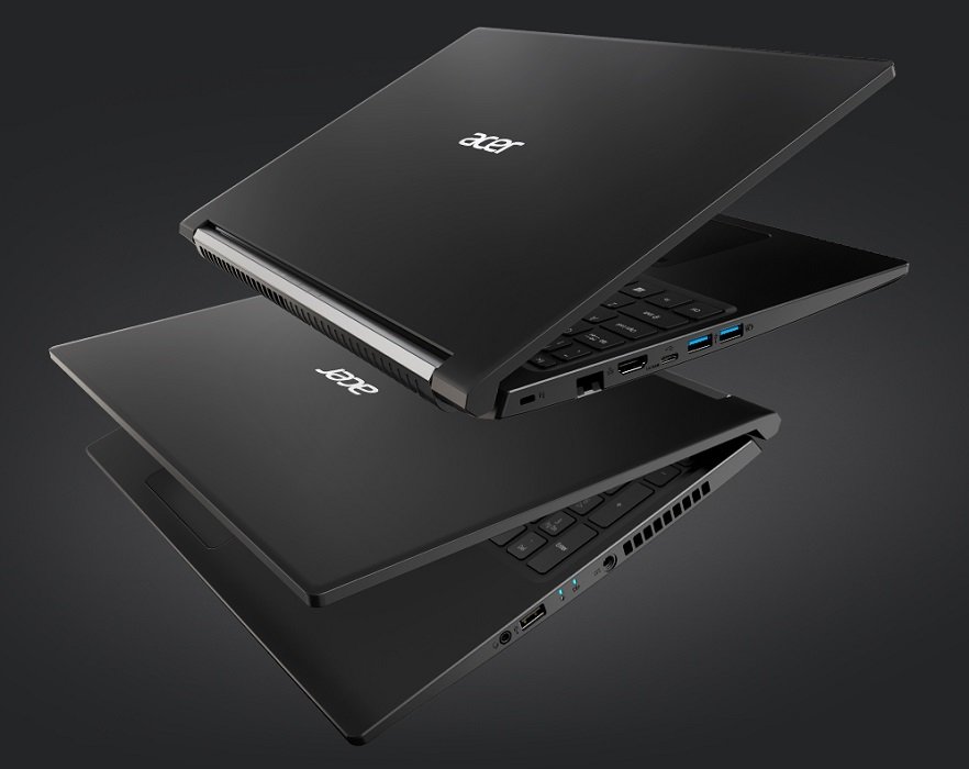Laptop ACER Aspire 7 łączność USB C HDMI