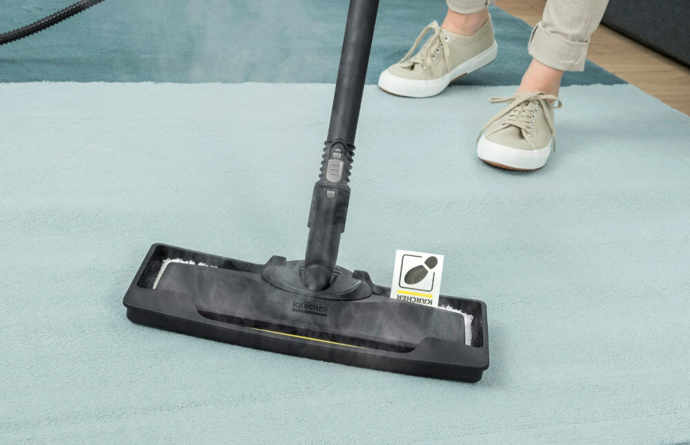 Parownica KARCHER SC 4 EasyFix Premium duza moc 2000 W waga 4,1 kg wydajnosc pracy do 100 m kwadratowych dlugosc przewodu 4m
