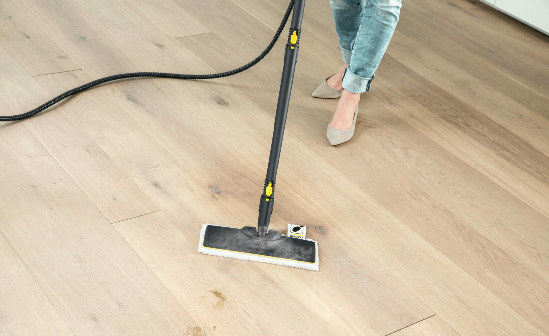 Parownica KARCHER SC 4 EasyFix Iron Kit - Bez kontaktu z brudem nowy system mocowania