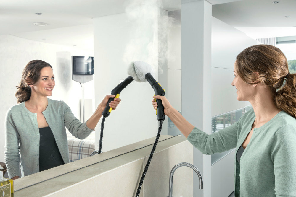 Parownica KARCHER SC 4 EasyFix Iron Kit - Dodatkowy zbiornik na wode uniwersalne zastosowanie