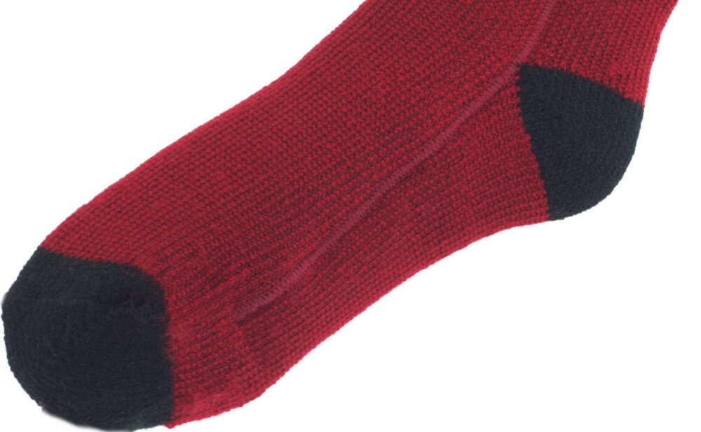 Podgrzewane skarpety GLOVII GQ3 (Rozmiar 35-40) Czerwono-czarny komfort uzytkowanie wygoda fale podczerwone wlokna