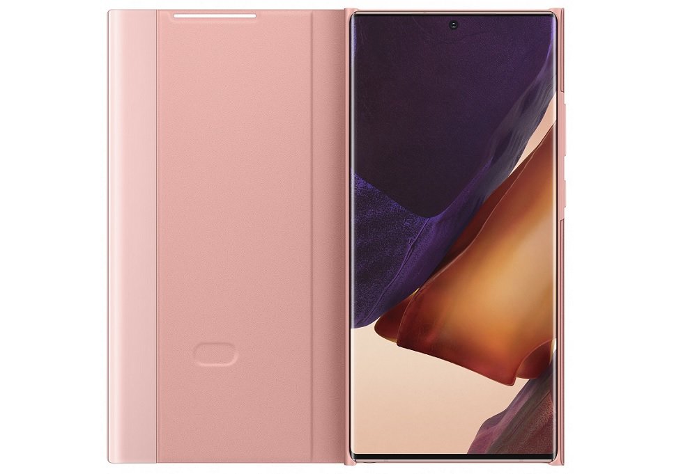 Etui SAMSUNG Clear View do Galaxy Note 20 Ultra EF ZN985CAEGEU ochronna powłoka przezroczysta klapka ekran widoczny