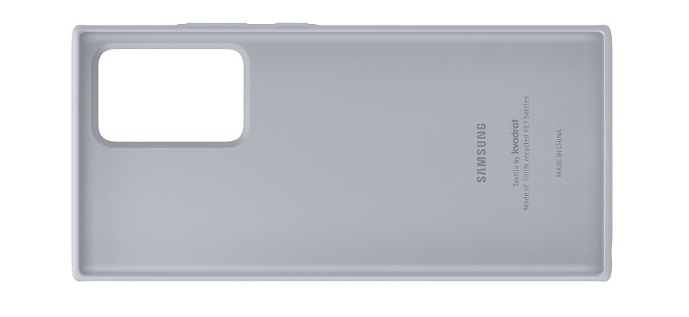 Etui SAMSUNG Kvadrat Cover do Galaxy Note 20 Ultra EF-XN985FJEGEU Szary widok przód smartfon