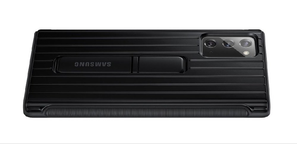 Etui SAMSUNG Protective Standing Cover do Galaxy Note 20 EF-RN980CBEGEU Czarny widok przód skos