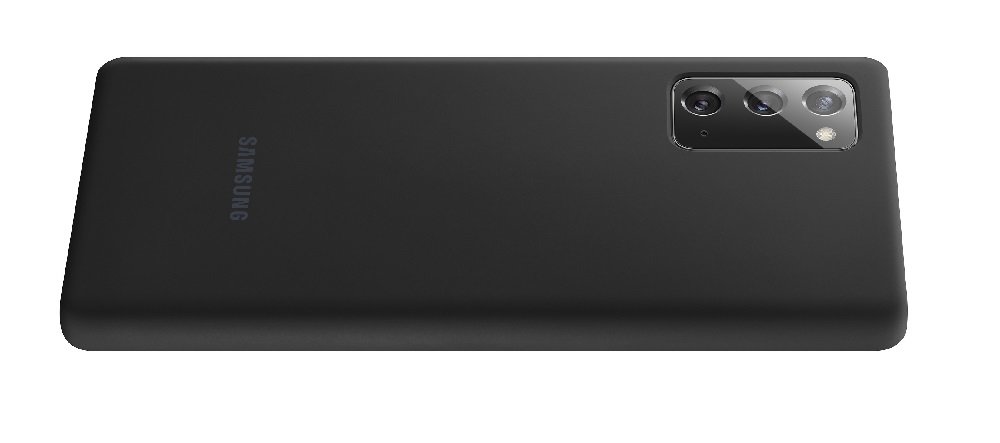 Etui SAMSUNG Silicone Cover do Galaxy Note 20 EF-PN980TBEGEU Czarny widok tył 